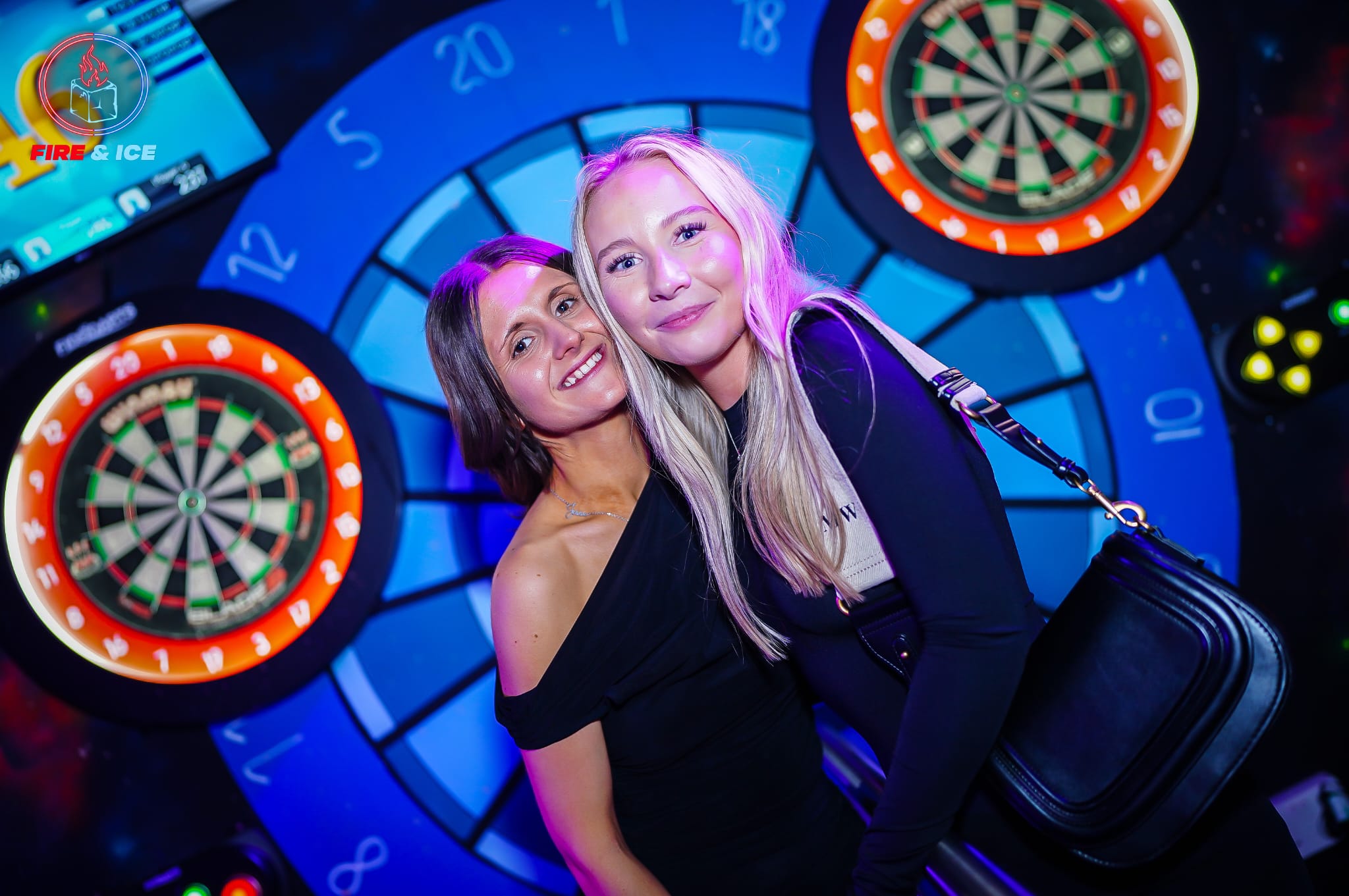 Interactive darts at Fire and Ice