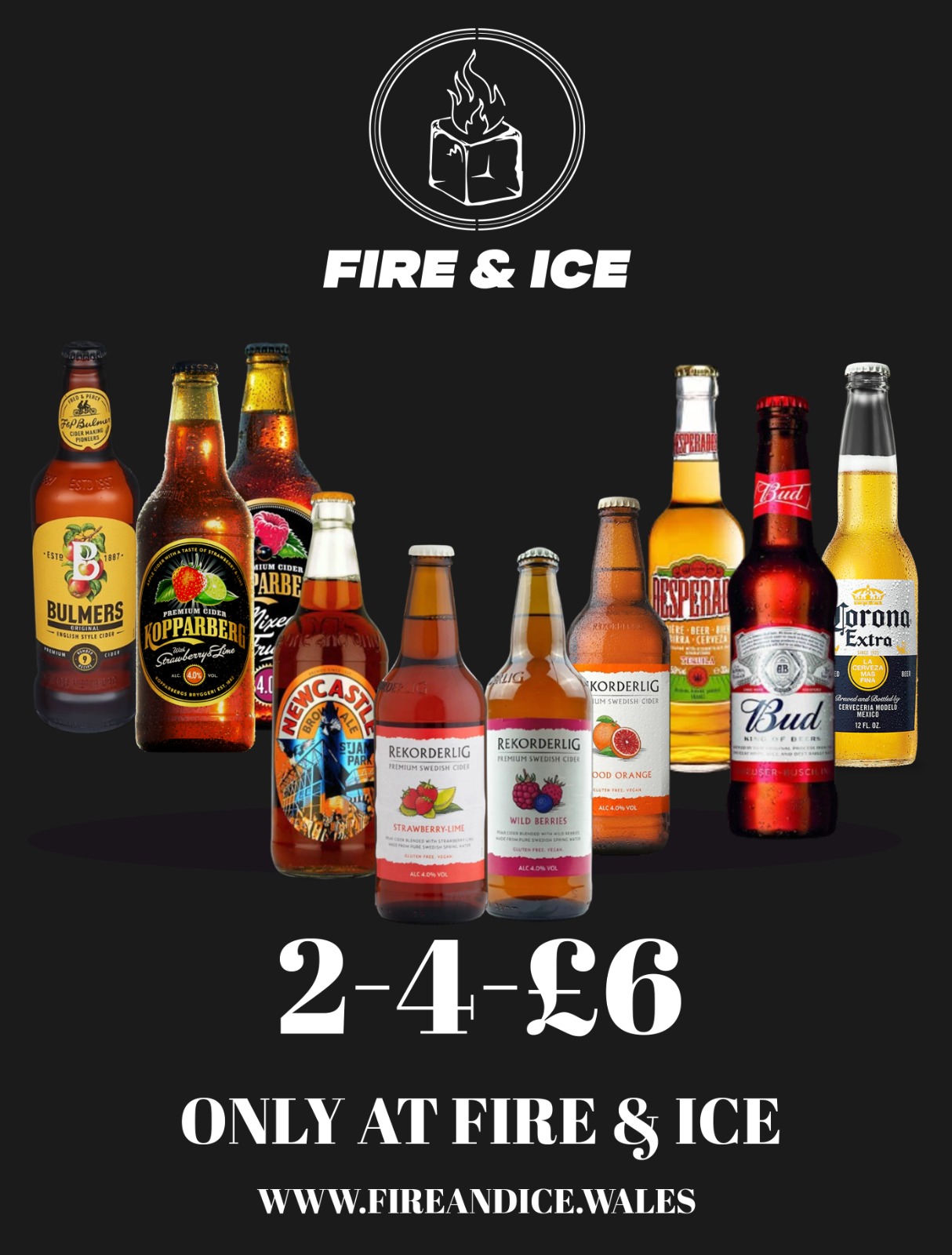Two for six bottles poster