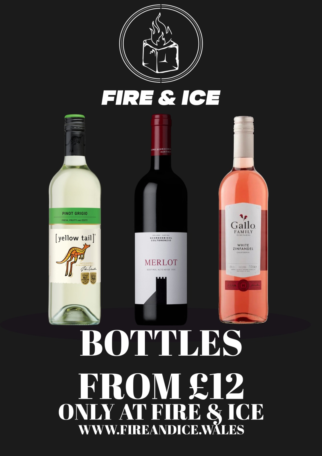 Bottles from twelve pounds poster