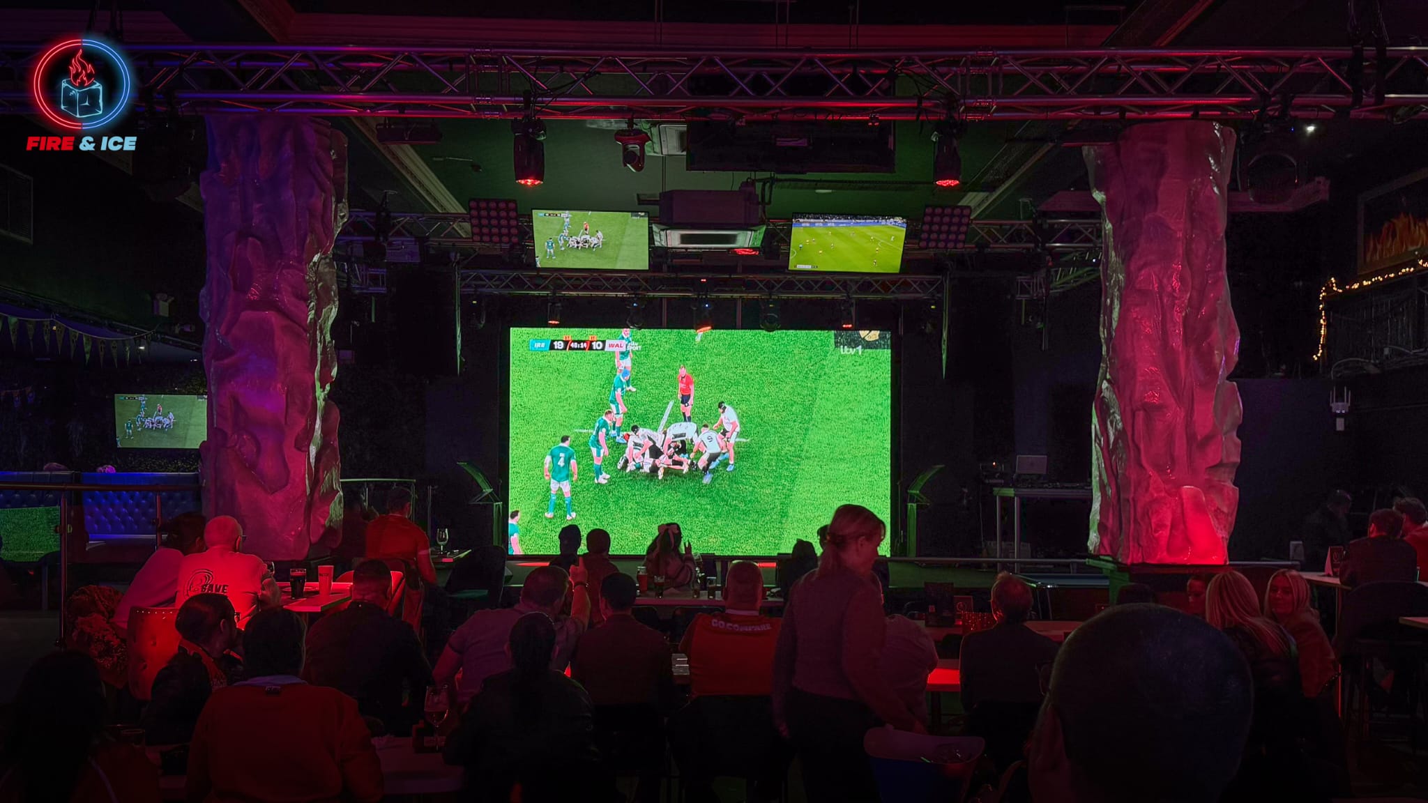Rugby and live sport at Fire and Ice